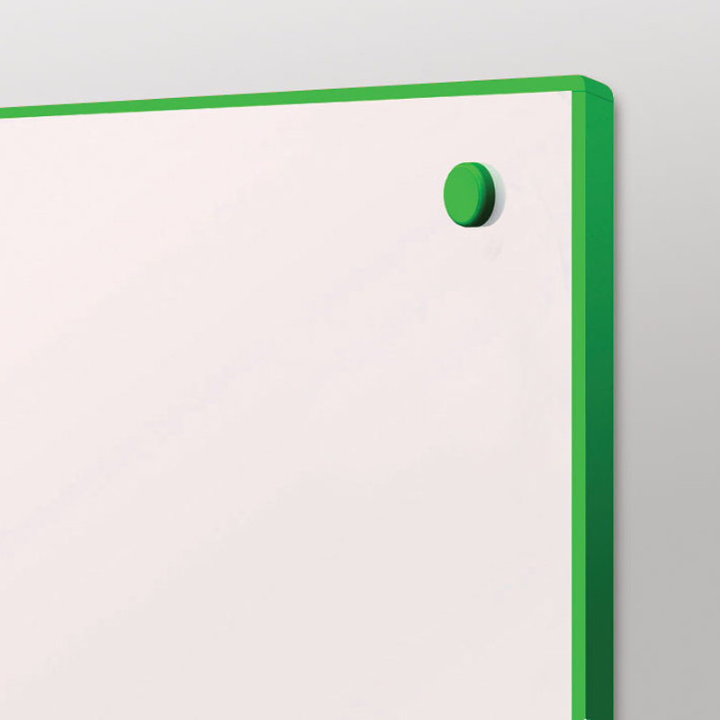 Wall Mounted Whiteboard, 60 cm H x 90 cm W, Green
