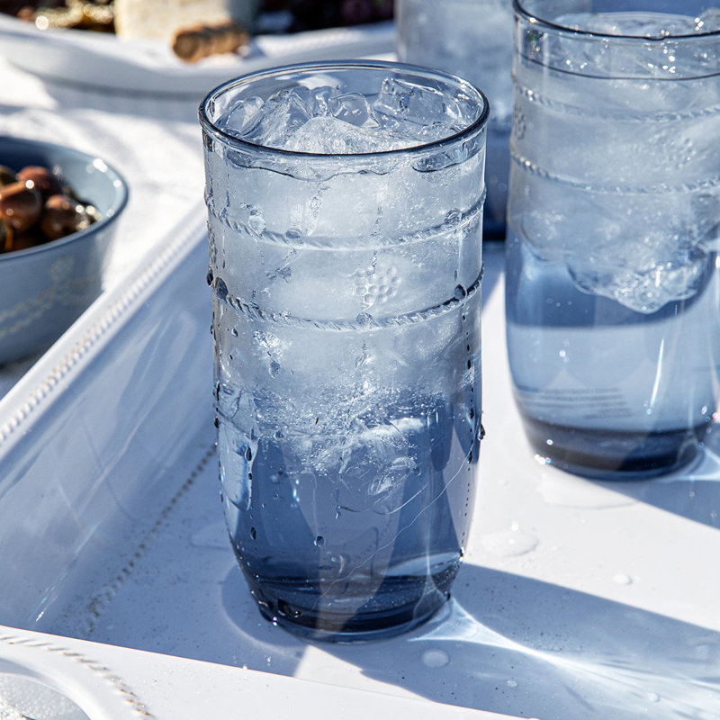 Isabella 19 oz. Acrylic Large Tumbler, Blue