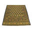 Tapis beige en laine 4 pi x 6 pi 6 po one-of-kind à la main noué la Warminster