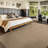 Comhan Lomira Beige Modern Wave Hi-Low Carved Indoor Shag Area Rug, Plush Polyester – Living Room & Bedroom - Beige-111603882
