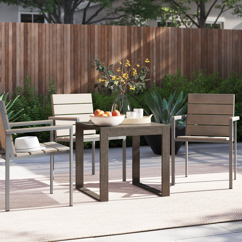 Tovah Square Metal Outdoor Side Table
