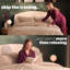 Silentnight Ribbed Faux Fur Duvet Set-117393391-136198015