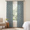 Nichols Block Print Double-Lined Pleated Curtain