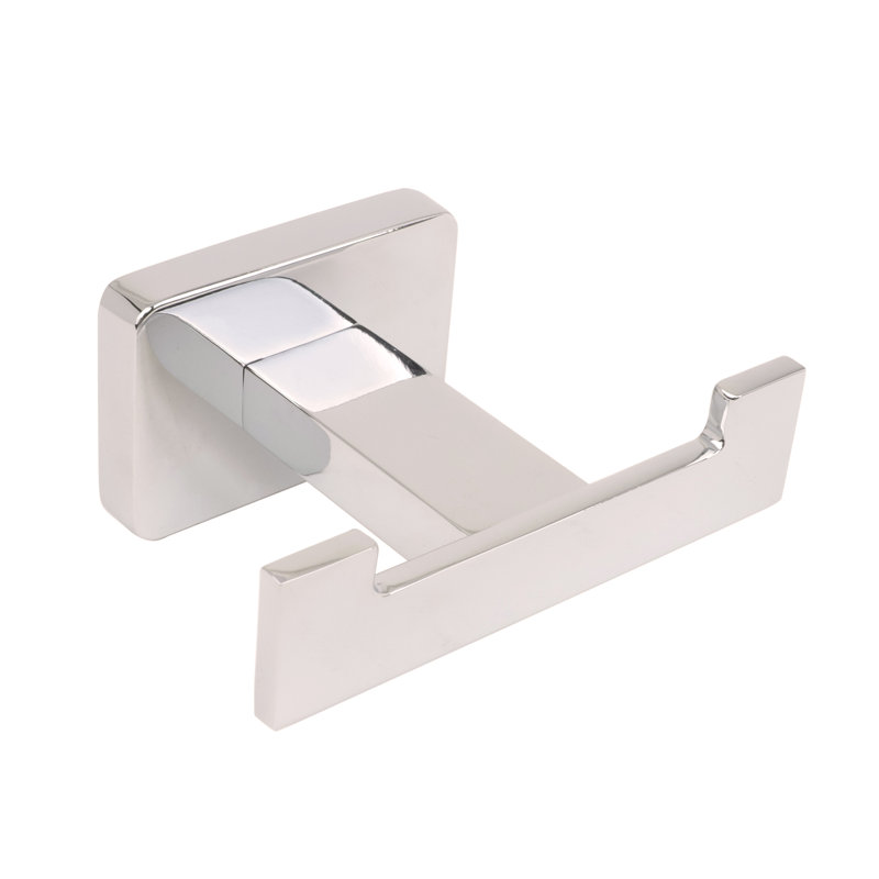Chicago Wall Mounted Robe Hook, Polished Nickel