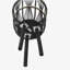 S / 3 POT DE BAMBOU 11/13/15 ", NOIR