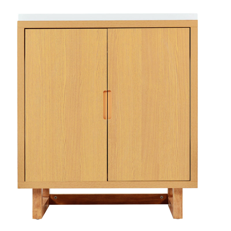 Rangement pour salle de bain Rinah, Bois robuste