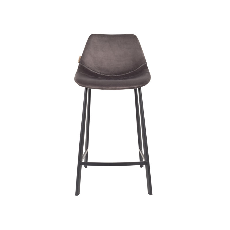 Franky Counter Stools, Counter Stool (26” Seat Height), Gray