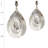 Centre Burst Crystal Faceted Ceiling Fan Pull Chains-42482370