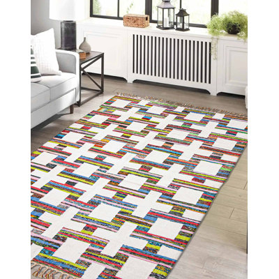 Wool Geometric Indoor Rug