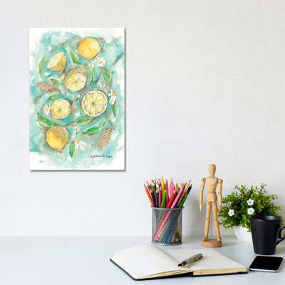 Make Lemonade by Jessica Mingo - Wrapped Canvas Painting