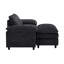 Fauteuil d'appoint rembourré avec repose-pieds-1629869978