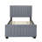 Velvet Upholstered Platform Bed with Trundle-106492948-112511389