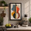 Violin Geometric 1 Piece Wrapped Canvas Wall Art-1707293586-1707293596