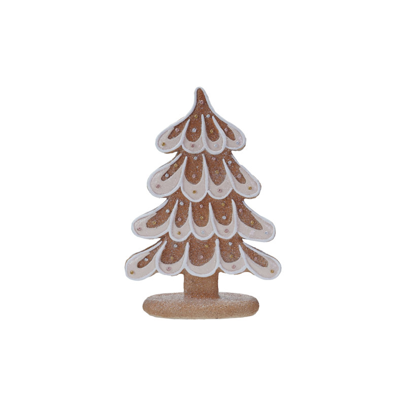 Arbre de table de Noël avec plantes et fleurs