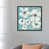Toile avec cadre gris