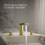 Composed Widespread Bathroom Faucet with Drain Assembly-1564658415