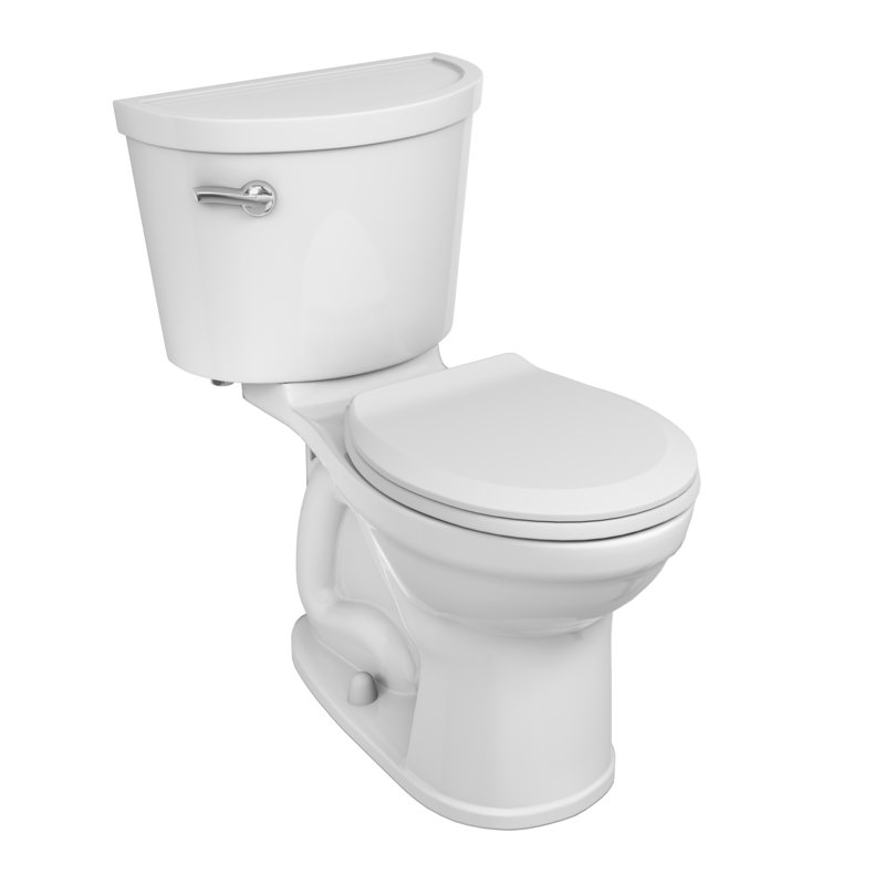 American Standard Champion PRO Two-Piece Toilet with Slow-Close Seat & Wax Ring, Chair Height, White