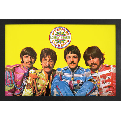 The Beatles - Sgt. Pepper Band 11 x 17, impression encadrée