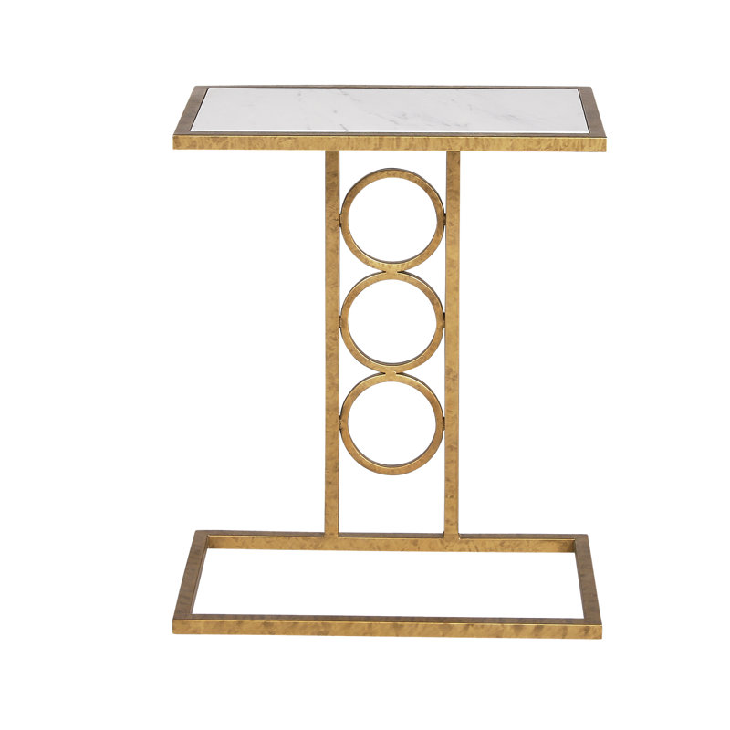Ringlet End Table, Royal Gold, Royal Gold