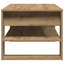 Table basse vidaXL chêne artisanal 40,16 po x 21,65 po x 17,72 po-896799888