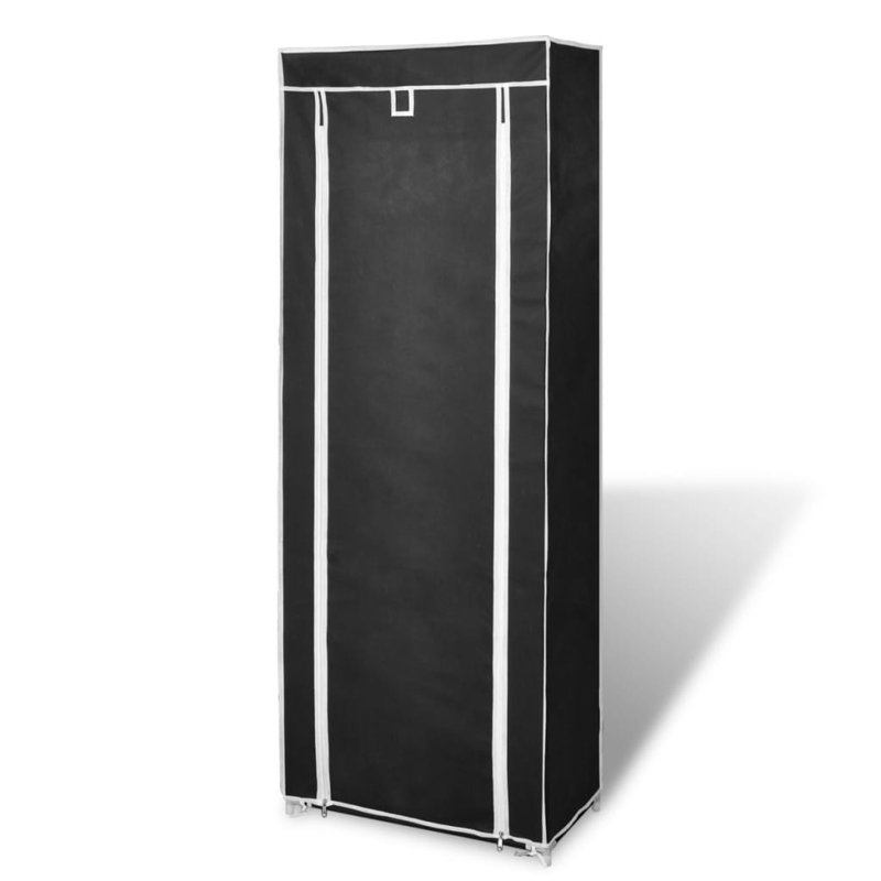 20 Pair Flip Down Shoe Storage, Black