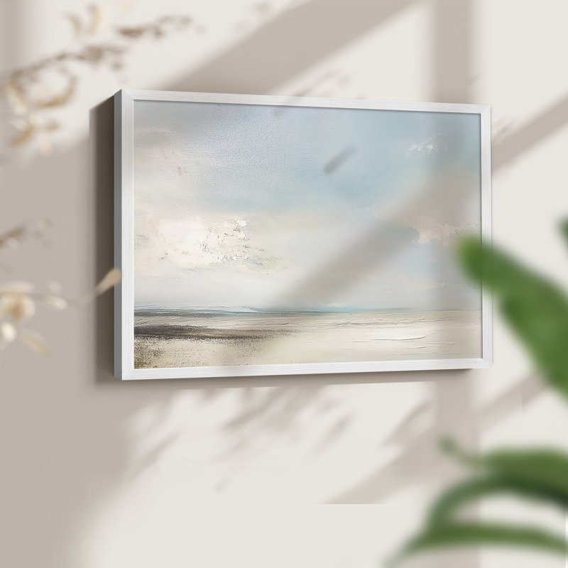 Nautical Series-CLVII -Framed Print - Restickable, H 22 po x l 28 po, Blanc