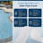 Blue Wave 18x36-ft Rectangle Solar Pool Cover 14-Mil Clear - Solar Cover for Above Ground Pool & Inground Pool, Thermal Bubble Blanket for Heat Retention & Reduced Evaporation-9784707