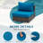 4" Outdoor Replacement Cushion Set Seat/Back Cushion for Patio Furniture-1507764562