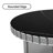 Amla Modern Coffee Table Mirrored Faux-marble Top