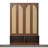 Farmhouse Widen Hall Tree With 4 Rattan Doors, Versatile 4-In-1 Seating Bench With 6 Hooks, Mid-Century Entryway Shoe Cabinet With Adjustable Shelf For Living Room, Black, 55.1"W-1940559531