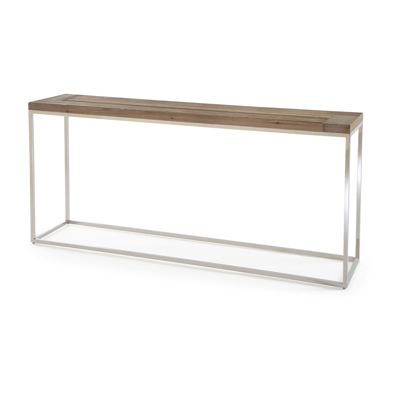 170.18cm Solid Wood Top Console Table