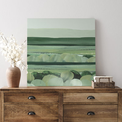 Green Abstract Landscape