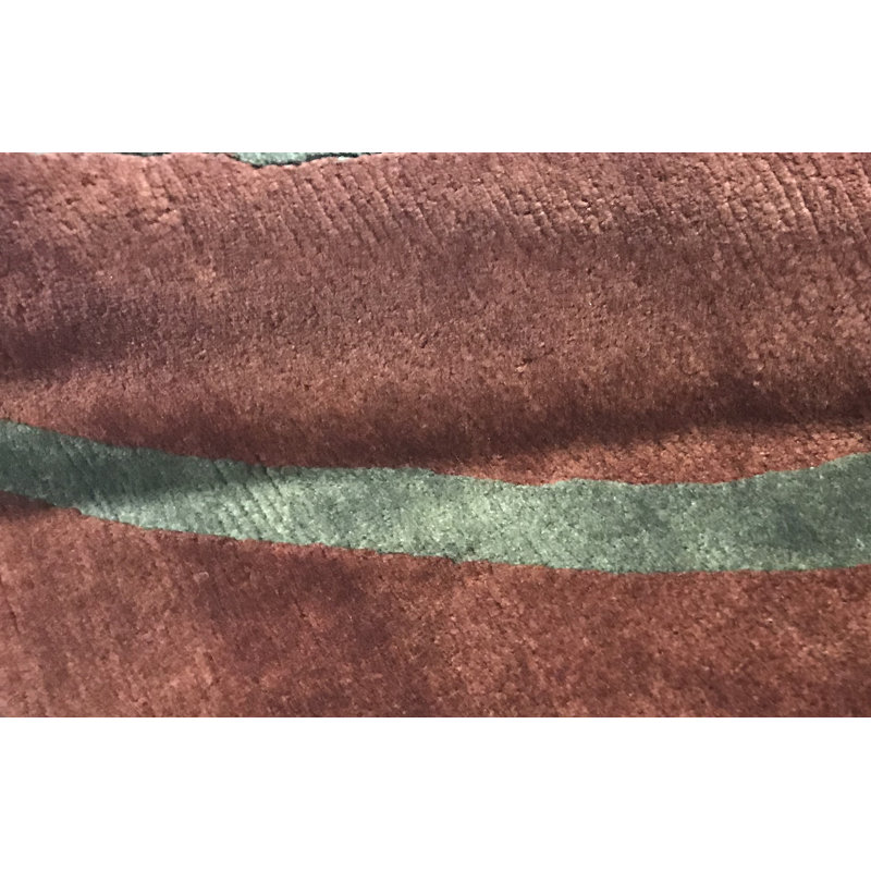 Tapis rouille de haute qualité noué à la main