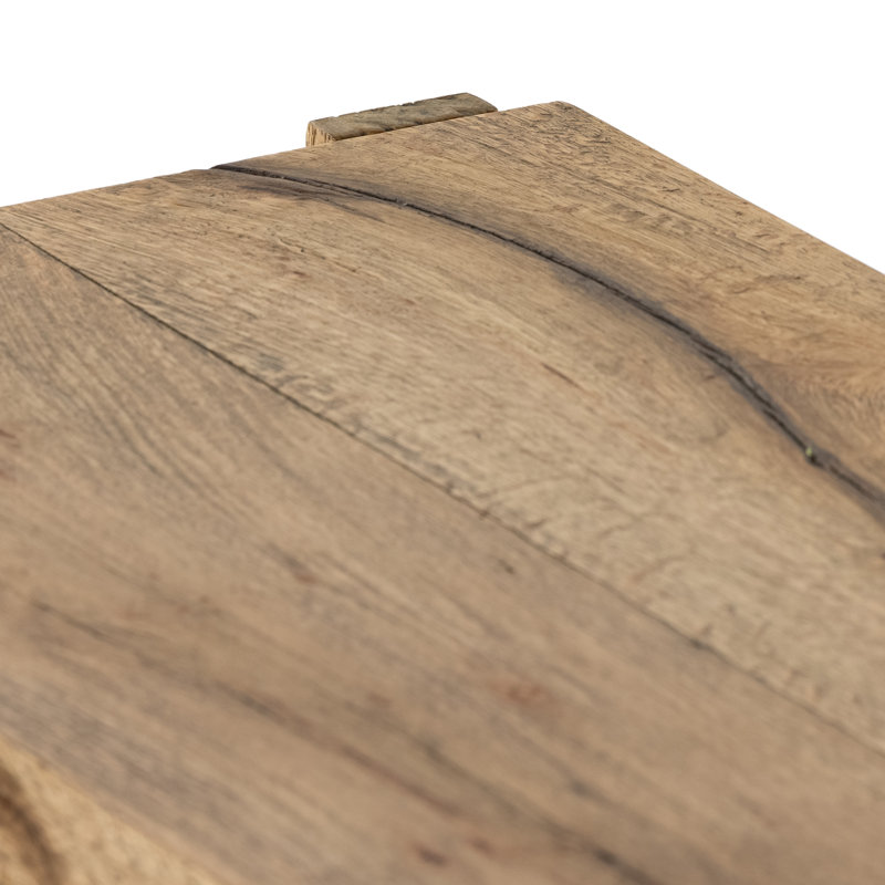 Bingham 78.75" Console Table, Rustic Oak