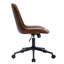 Chaise de travail sans accoudoirs en similicuir de 23 po Keavey -1239849556-1239849557