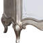Table de chevet moderne de couleur champagne antique - 2 tiroirs