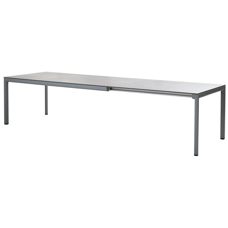 Drop Outdoor Dining Table, Lava Gray, Gray