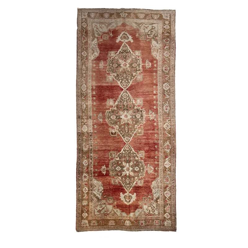 One-of-a-Kind 4'11 X 12'7 Hand Knotted Area Rug
