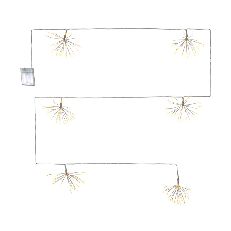 Aamorah Battery Operated Starburst Garland String Lights