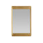 Hart Rectangle Brass Beveled Mirror