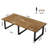 94.5" Rectangular Solid Wood Conference Table, Computer Desk for Office