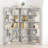 90 Cm Space Saving Corner Bookshelf + 80 Cm Bookcase Extendable Free Combination, Set Of 2 Display Shelf, Freely Combined And Matched Furniture-726058534
