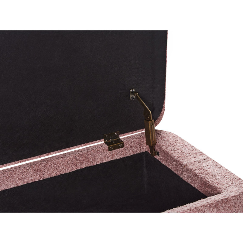 Storage Bench WARREN Chenille, Pink