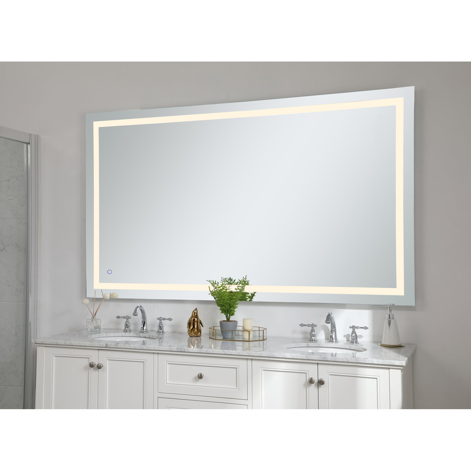Scoles 42" Mirror, 42" H x 72" W x 1.93" D