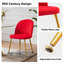Chaise d'appoint empilable en velours-487625680