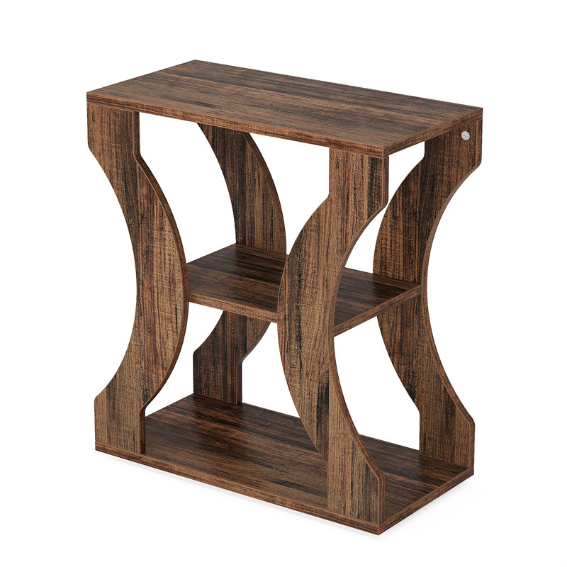 3-Tier End Table with Storage