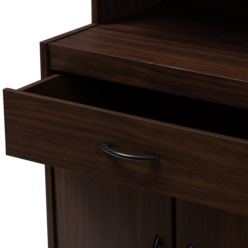 Johnathyn Accent Cabinet, Dark Walnut