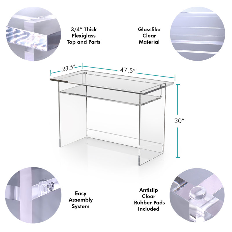 Plastic / Acrylic Writing Desk