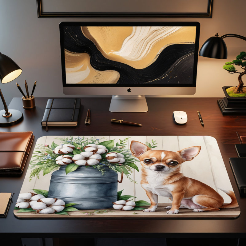 Polyester Desk Pad, 23.6x13.8