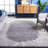 Janyla Hand Tufted Wool/Cotton Abstract Rug in Black/Ivory-1213421941